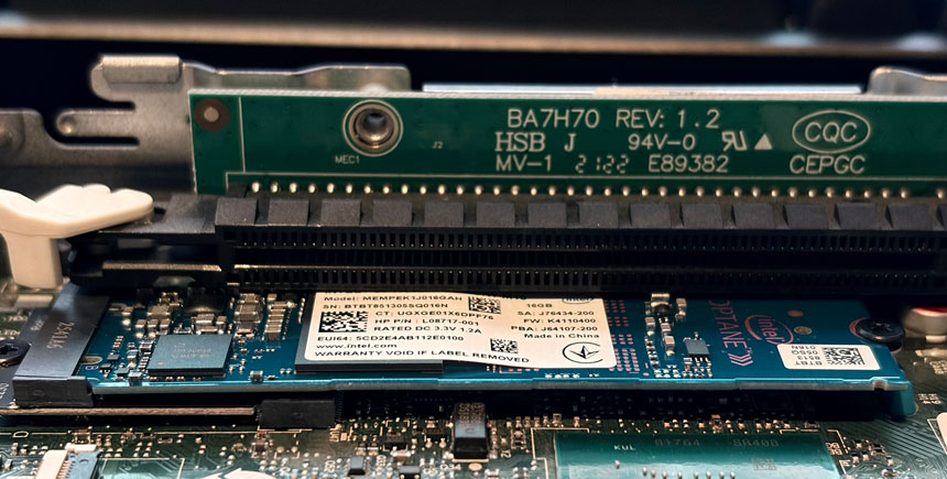 Lenovo Riser Optane